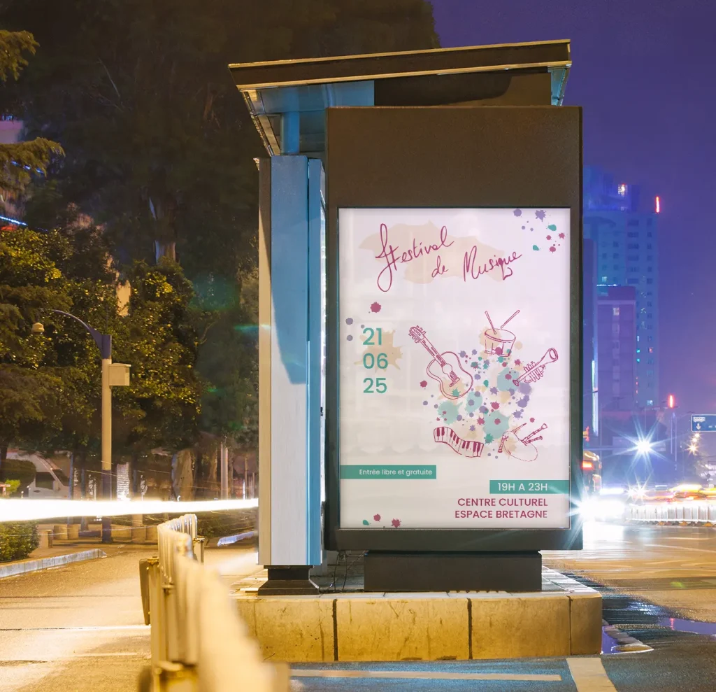 Vi.Graphie graphiste affiche musicale