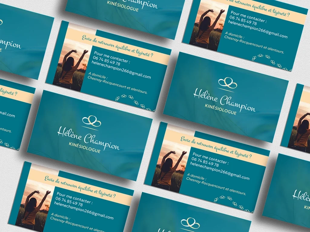 Vi.Graphie identité visuelle carte de visite kinésiologue