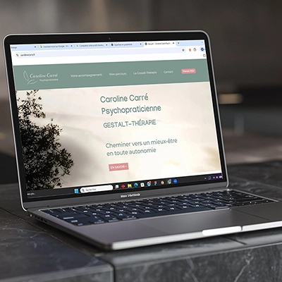 Vi.Graphie graphiste multimédia site vitrine pour thérapeute