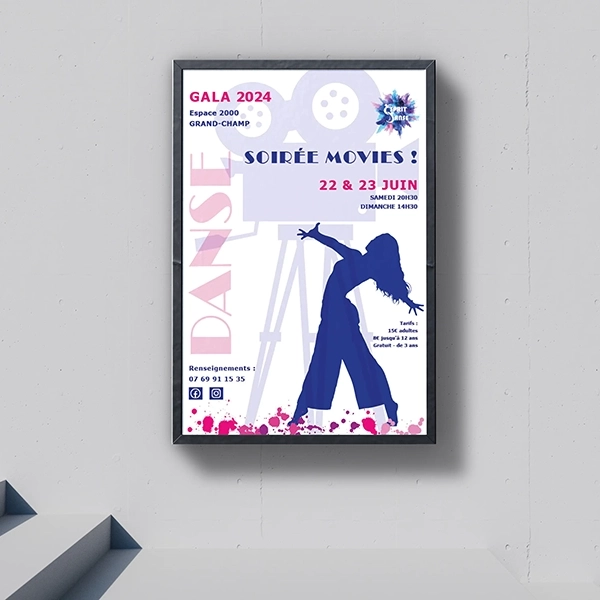 Vi.Graphie graphiste affiche Esprit Danse Morbihan